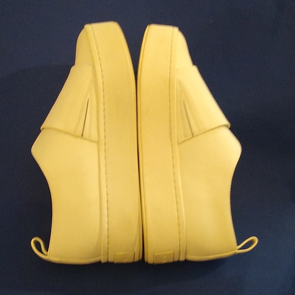 Vince Women's White  Leather Warren Platform Slip On Sneaker Comfort 6 - Picture 6 of 9